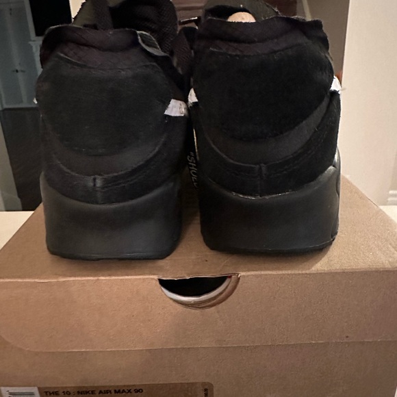 Off White x Air Max 90 in black - Men’s size 10 - Picture 6 of 8